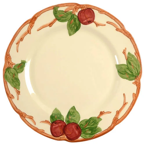 Replacements catalogue photograph of a Franciscan Apple dinner plate